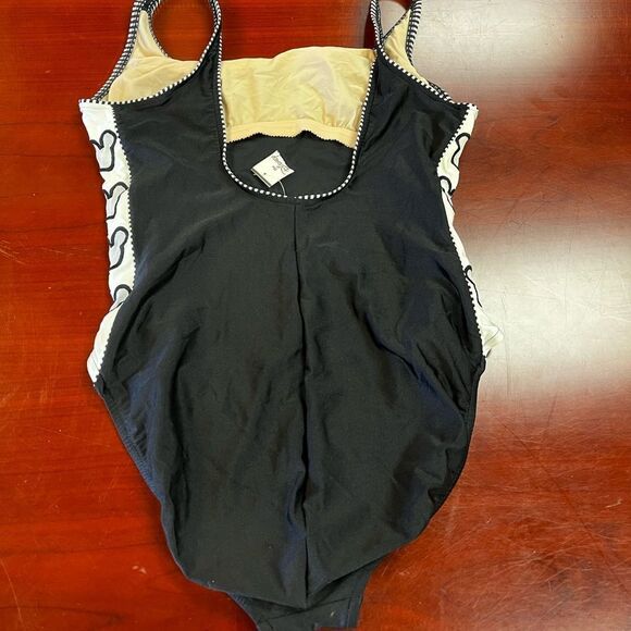 The Disney Catalog Vintage Mickey Sides One Piece Swimsuit w/ tags sz 16 NWT - Picture 3 of 4